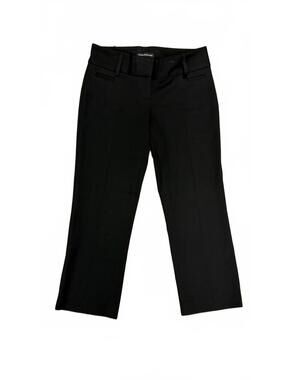 Express Design Studio Black Capri Dress Pants Size 00 Slim Fit Work Office